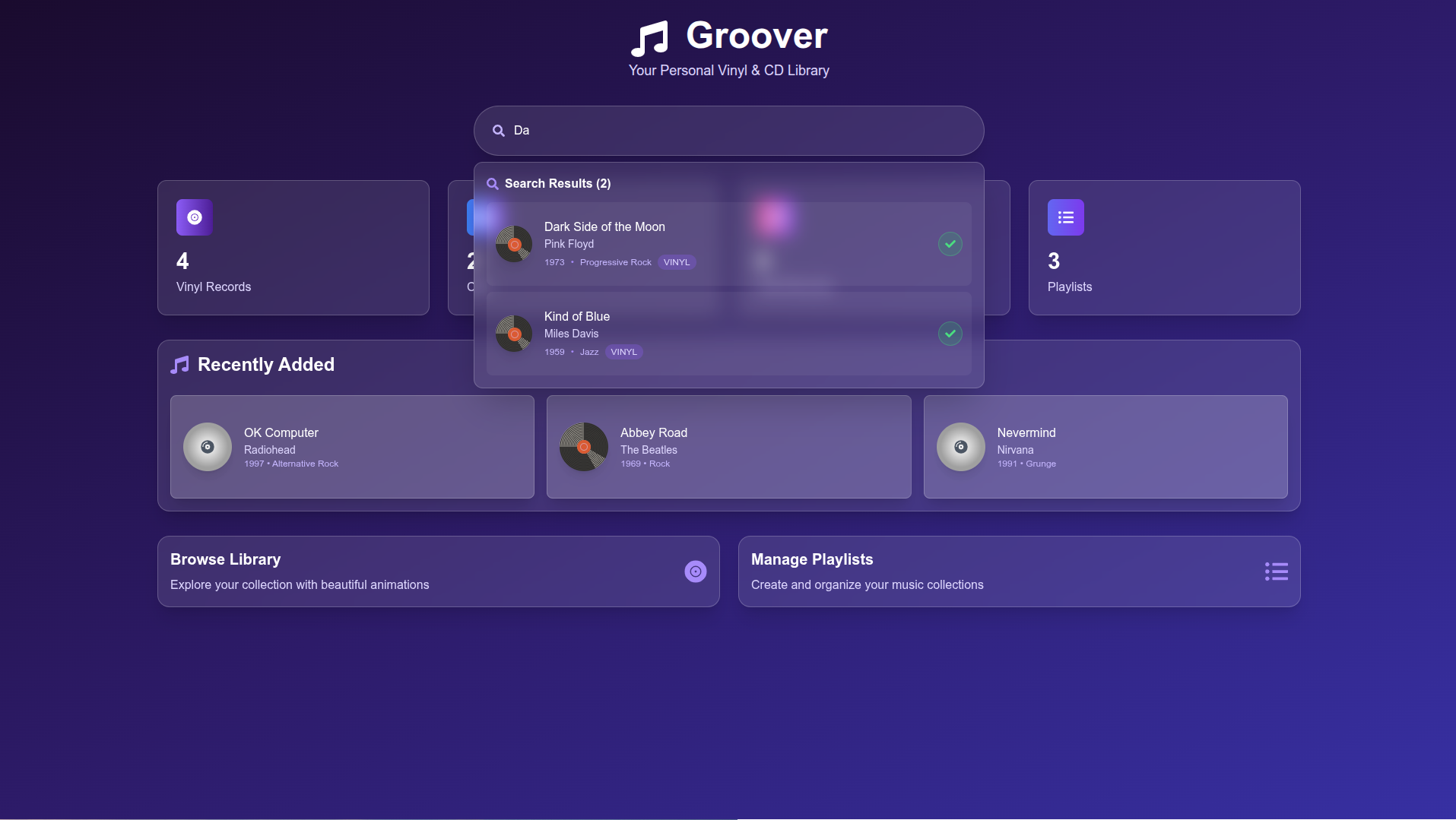 Groover screenshot